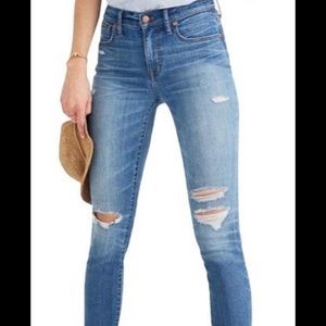Madewell 9” skinny jeans 25